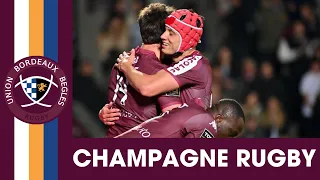 CHAMPAGNE RUGBY | 100m TRY | Bordeaux vs La Rochelle