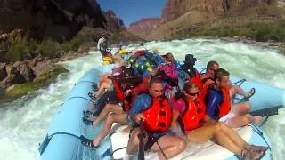 Lava Falls Rapid - 38 foot drop! - Grand Canyon - Wilderness River Adventures (Slow Motion)