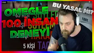 Elraenn SANİYE OMEGLE;100 insan deneyi. İZLİYOR