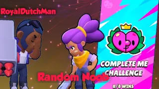 My Friend Leave'd, So I Have To Play With Randoms| COMPLETE ME CHALLENGE (Brawl Stars)