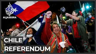 Celebrations in Chile as voters back rewriting constitution