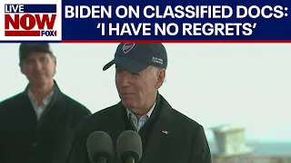 'I have no regrets': Biden answers questions about classified documents |  LiveNOW from FOX