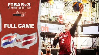 Croatia v Latvia | Men's - Full Game | FIBA 3x3 Olympic Qualifier