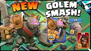 NEW GOLEM HERO!! The Golem Smash is INSANE!!