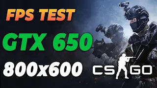 CSGO GTX 650 REAL FPS TEST 800x600 2022 (LOW/MEDIUM/HIGH/ULTRA TIMECODE)