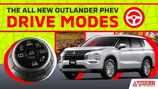The All New Mitsubishi Outlander PHEV Drive Modes