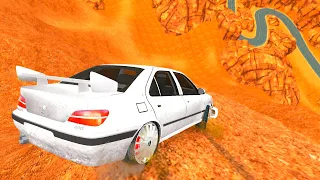 GTA 4 Cliff Drops & Crashes (Real Cars Mods) ep.60