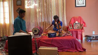 Deeksha Venkateswaran (Bay Area) (CA) , Aswin surya - Mrudangam