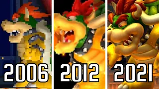 Evolution of Bowser Battles in New Super Mario Games (2006 - 2021)