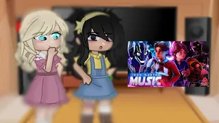 Missing childrens Reagem ao Rap "Ruínas do Pizza plex"[Fnaf Gacha]