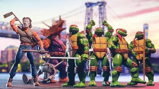 NECA TMNT 2023 Mirage 4-pack review