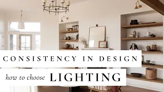 Interior Design Tips: Consistency in Lighting