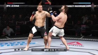 EA SPORTS™ UFC® 2 Кейн Веласкес вырубил :) Роя Нельсона