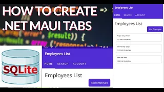 STEP 4. HOW TO CREATE TABS IN .NET MAUI APPS.CROSS PLATFORM .NET MAUI  ASP.NET CORE 7.0.TABS IN MAUI