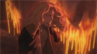 Alucard Trevor and Sypha VS Dracula 3/3 - Castlevania S2