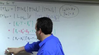 Linear Algebra: Lecture 22 part 1: coordinate change for matrix of LT