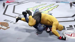 Homer vs. Bender (EA Sports UFC 2) - CPU vs. CPU - Crazy UFC 👊🤪