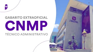 Gabarito Extraoficial CNMP – Técnico Administrativo