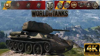 T-34-85M - Lakeville map - 6 kills - 4,6k damage World of Tanks replay 4K