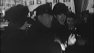 The Beatles Arrive At The Plaza Hotel, New York, USA - CBS News - 7 February 1964