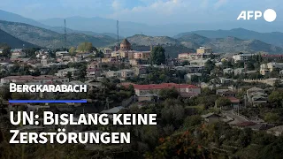 UN: Keine Zerstörungen in Bergkarabach | AFP