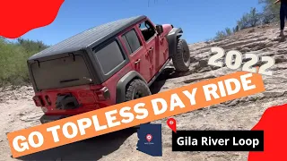 Taking my Jeep Willys to Gila River Loop for Go Topless Day!