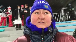Елена Вяльбе: "Сашина медаль взбодрит всю команду"