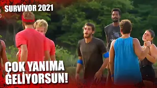 OYUN ALANINDA GERGİN ANLAR! | Survivor 2021