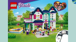 41449 Andrea's Family House LEGO® Friends Manual at the Brickmanuals Instruction Archive