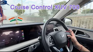 Mahindra XUV700 Adaptive Cruise Control Demo: Gurgaon to Delhi Road