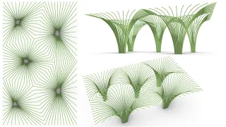 Bamboo Canopy | Interconnected Structure with Voronoi Pattern