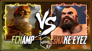 SF6  ➣ FCHAMP ( DHALSIM ) VS SNAKE EYEZ ( ZANGIEF ) 4K ACTION