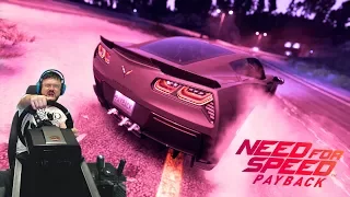 Need for Speed Payback - навалил на Chevrolet Corvette, поставил на место банду однопроцентных