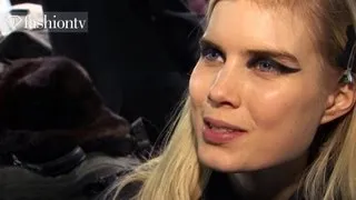 Elsa Sylvan - Model Talk at Fall/Winter 2012/13 Fashion Week | FashionTV