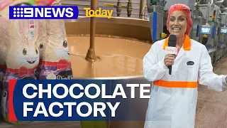 Inside one of Australia's largest chocolate factories | 9 News Australia