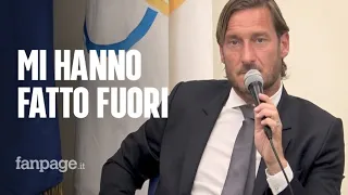 Francesco Totti, addio alla Roma. La conferenza stampa: "Hanno allontanato i romanisti da squadra"