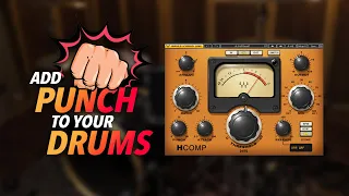 3 COMPRESSION TRICKS to add PUNCH to your Drums with the WAVES H-COMP