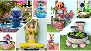 Top videos to make beautiful fountains and aquariums with cement and sand