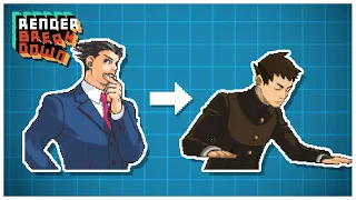 How to Pixel Art Like Ace Attorney | Render Breakdown