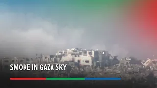 Plumes of smoke fill Gaza sky as seen from southern Israel | ABS-CBN News