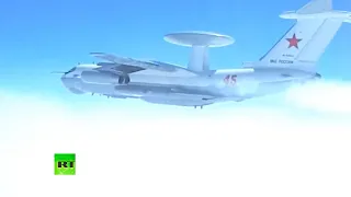 RT - A-50U Airborne Early Warning & Control (AEW&C) Aircraft Training In Crimea [1080p]