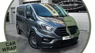 New Yiannimize Ford Transit MS-RT Van wrapped Khaki Green