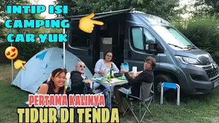 KEMPING DI DORDOGNE PERANCIS PERTAMA KALINYA.. MY FIRST 🏕... REVIEW CAMPERVAN