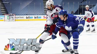 NHL Stanley Cup Qualifying Round: Blue Jackets vs. Leafs | Game 5 EXTENDED HIGHLIGHTS | NBC Sports