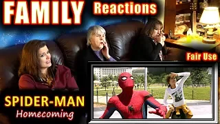 SPIDER-MAN Homecoming | FAMILY Reactions | Fair Use