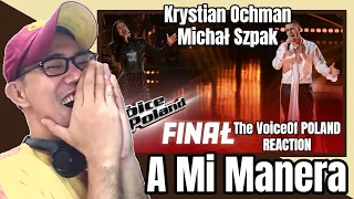 Krystian Ochman i Michał Szpak - "A Mi Manera" - Finale - The Voice of Poland 11 REACTION