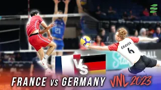 France Olympic Champions vs Germany On The Rise | VNL 2023 Anaheim