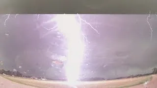 EXTREME LIGHTNING STRIKE! CG strike 50 feet away!