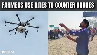 Farmers Protest News: Farmers Fly Kites To Tackle Drones Carrying Tear Gas Shells