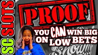 PROOF You Can WIN BIG Betting Low On Slot Machines!